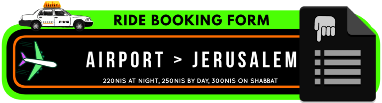 Israel taxi, Isrotaxi Jerusalem transportation services