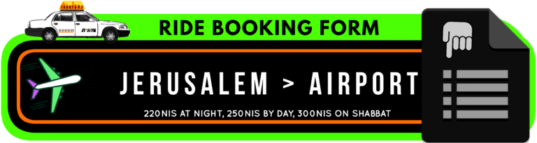 Israel taxi, Isrotaxi Jerusalem transportation services
