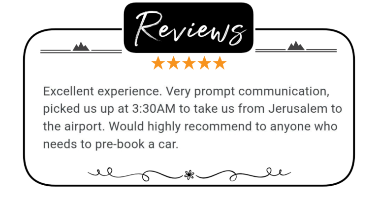 Feedback Isrotaxi taxis